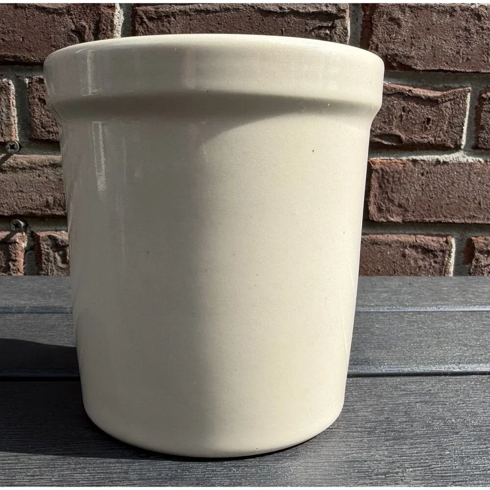 West Virginia WVU Mountaineers Ceramic Utensil Holder Crock Flying WV Logo